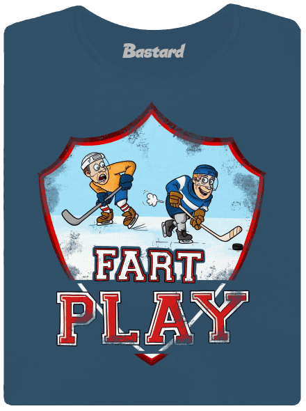 Fart Play prémium női póló Petrol Blue