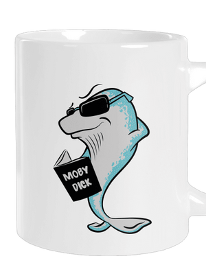 Moby Dick nagy bögre White