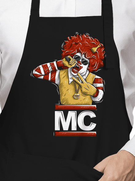 MC kötény Black
