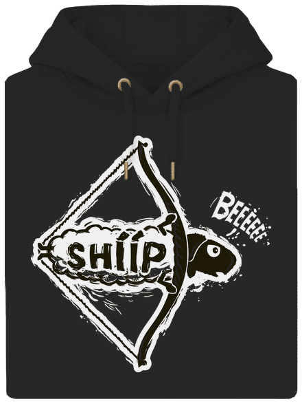  unisex prémium pulóver Dark Black