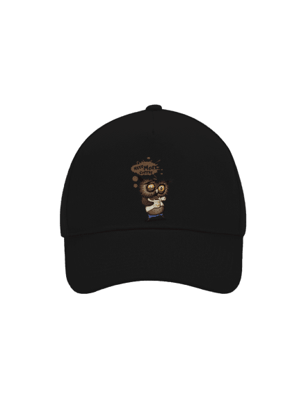I need more coffee baseballsapka Black