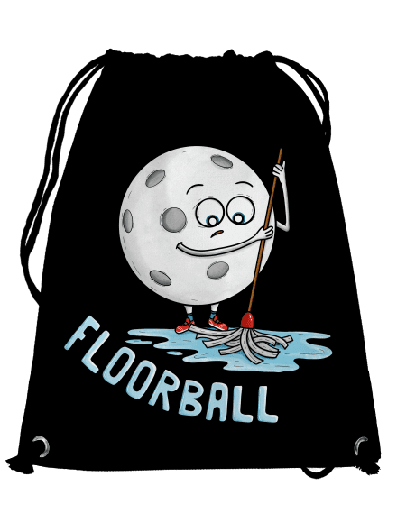 Floorball hátizsák Black