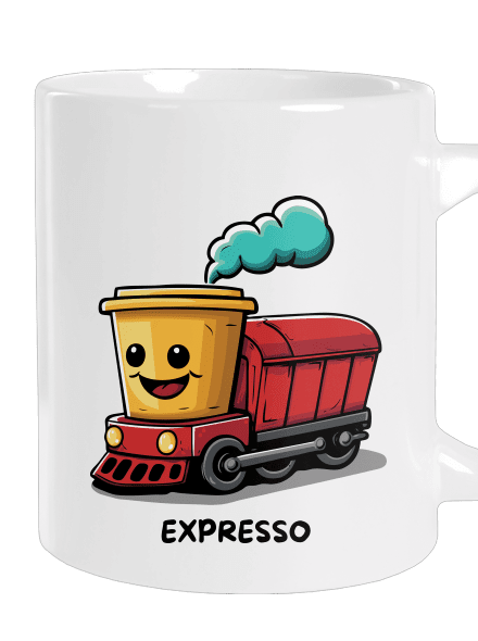 Expresso nagy bögre White
