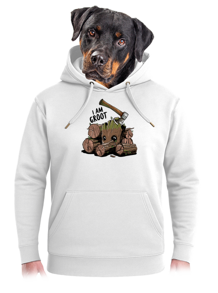 I Am Groot unisex prémium pulóver Snowwhite