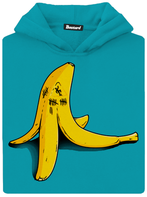 Banángyilkos gyerek kenguruzsebes pulóver Hawaiian Blue