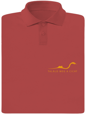 Találd meg a cicát férfi pólóingek Burgundy