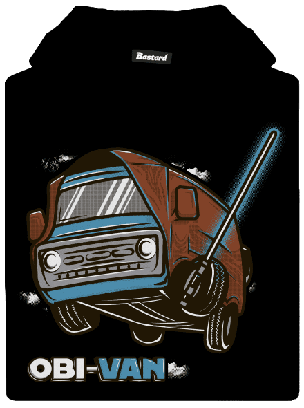 Obi Van gyerek kenguruzsebes pulóver Black