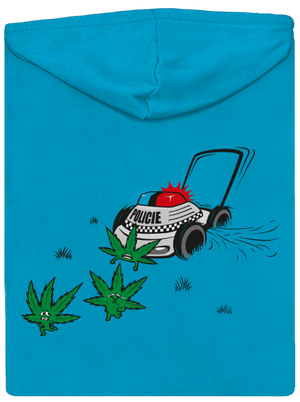 Ganja bust cipzáras női pulóver Blue Atol