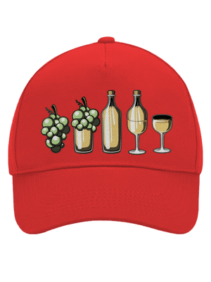 A fehérbor evolúciója baseballsapka Classic Red