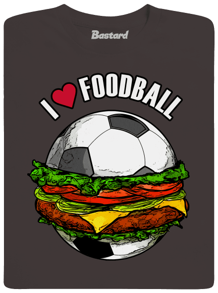 Foodball férfi hosszú ujjú póló Bear Brown