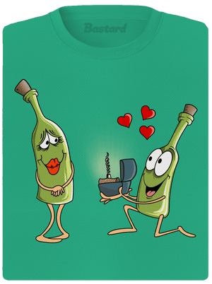 A bor szeretete női sportpóló Mint Mal