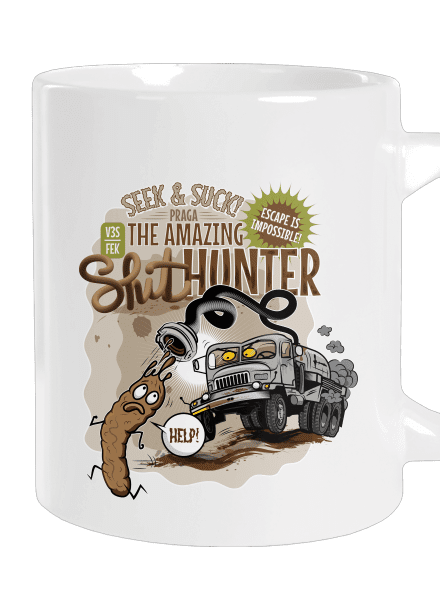 Shithunter nagy bögre White