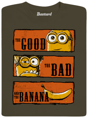 A Jó, a Rossz és a Banán férfi hosszú ujjú póló Urban Khaki