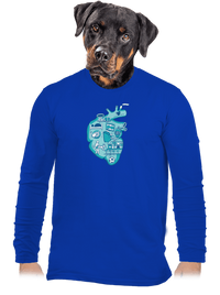 férfi hosszú ujjú póló