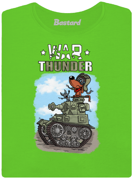War Hunde női póló Apple Green