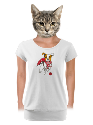 női póló elasztikus alsó szegéllyel