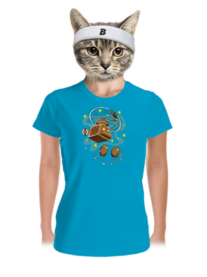 Meg foglak verni női sportpóló Blue Atol