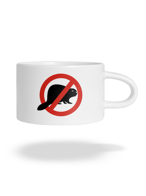 Hód macaron bögre White