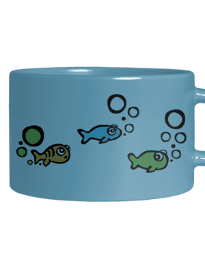 Baleset macaron bögre Blue Macaron