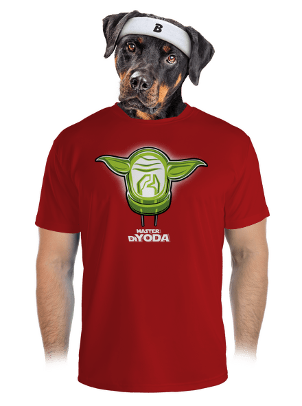 Master DiYoda férfi sportpóló Red Mal