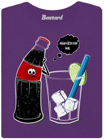  prémium női póló Purple