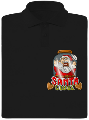 Santa Close férfi pólóingek Black