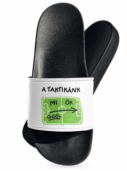 A futballtaktikánk papucs White