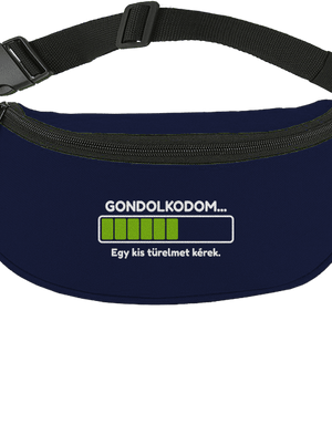 Gondolkodom övtáska French Navy