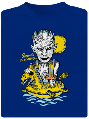 Summer is coming 2 férfi sportpóló Royal Blue Mal