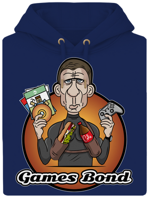 Games Bond unisex prémium pulóver Navy