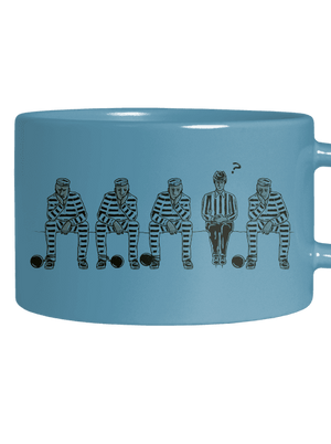 Nem bűnös macaron bögre Blue Macaron