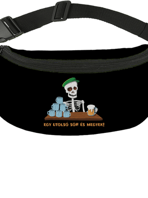 Egy utolsó sör és megyek övtáska Black