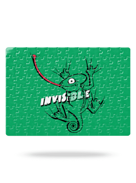 Invisible chameleon kirakós White