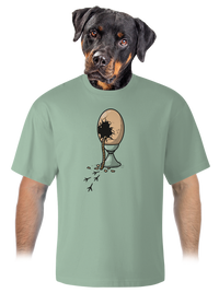 unisex túlméretezett póló