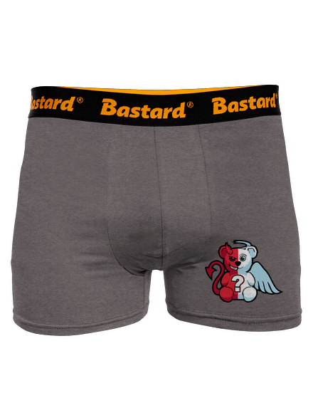 Angyal vagy ördög boxeralsó Gray Melange