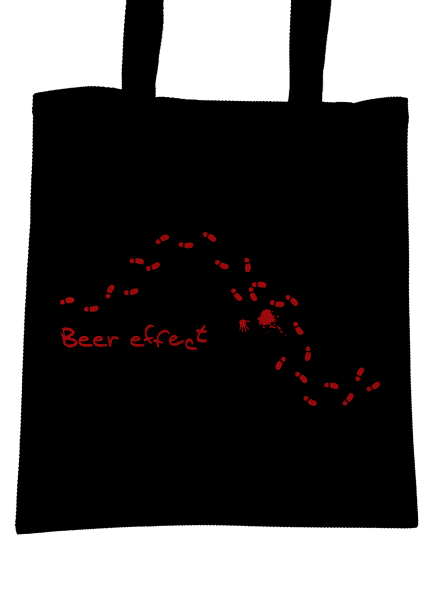 Beer effect táska Black