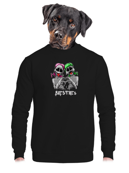 Besties unisex crewneck Black