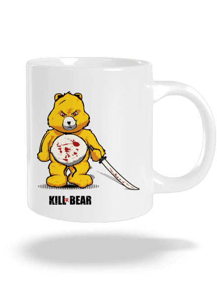 Killer bear nagy bögre White