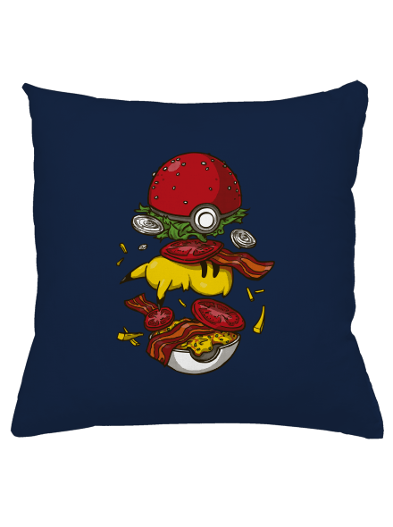 Pokémon burger párna Dark Navy