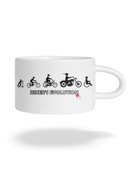 Bikers evolution macaron bögre White