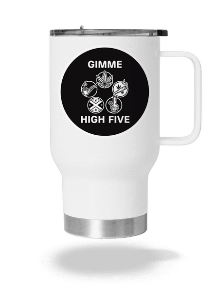 Gimme high five termosz bögre White
