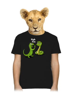 High Five gyerek póló Black