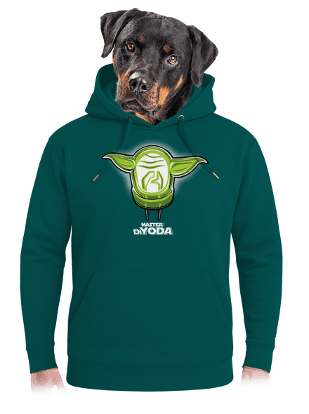 Master DiYoda unisex prémium pulóver Emerald Green