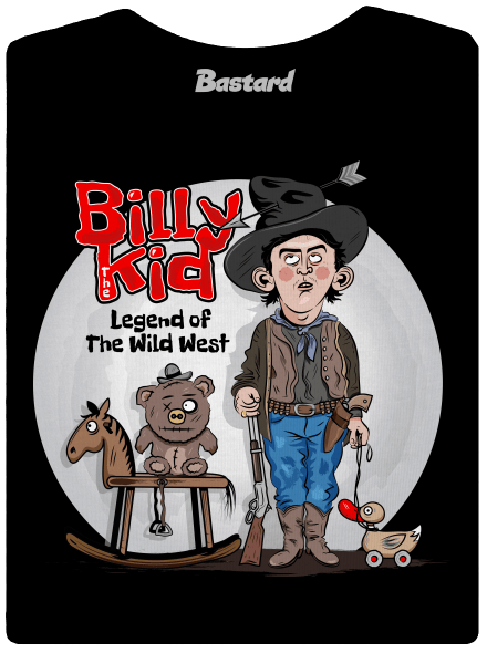 Billy The Kid prémium női póló Black
