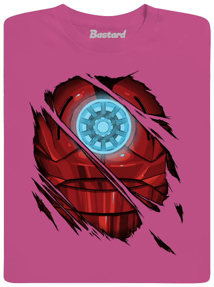 Ironman gyerek póló Fuchsia