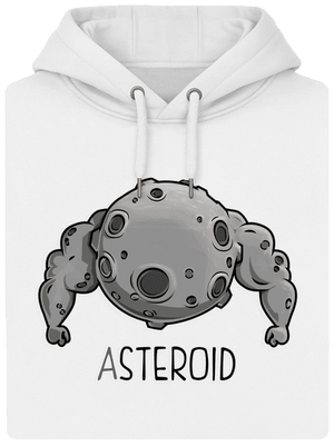 Asteroid unisex prémium pulóver Snowwhite