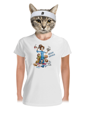 Anyukák home office női sportpóló White