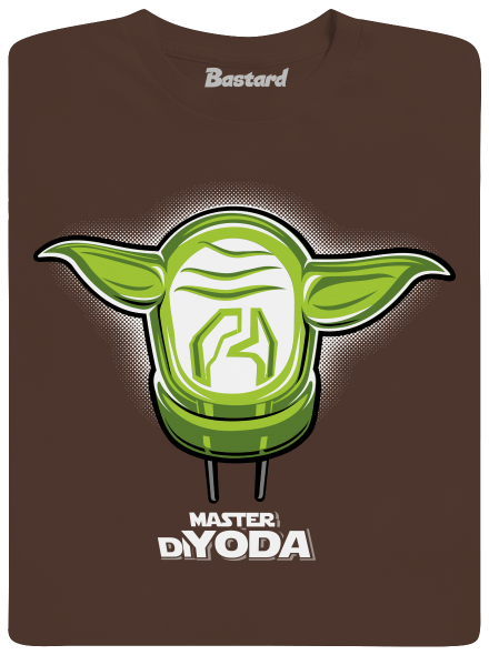 Master DiYoda férfi póló Brown