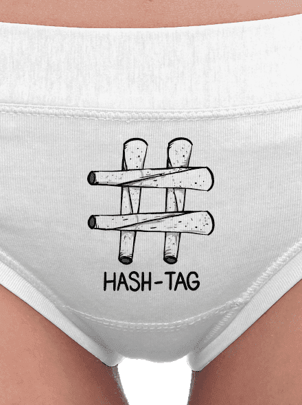 Hash tag női bugyik White