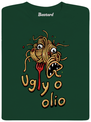 Ugly o olio férfi hosszú ujjú póló Bottle Green